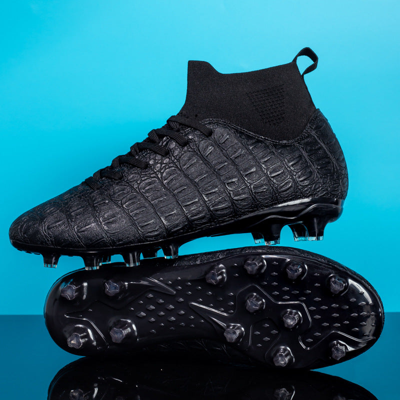 Men's High-Top Soccer Cleats for Firm Ground