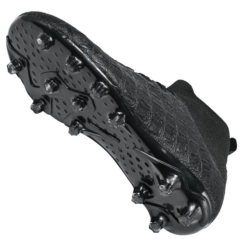 Men's High-Top Soccer Cleats for Firm Ground