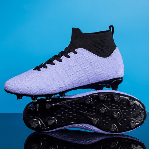 Men's High-Top Soccer Cleats for Firm Ground